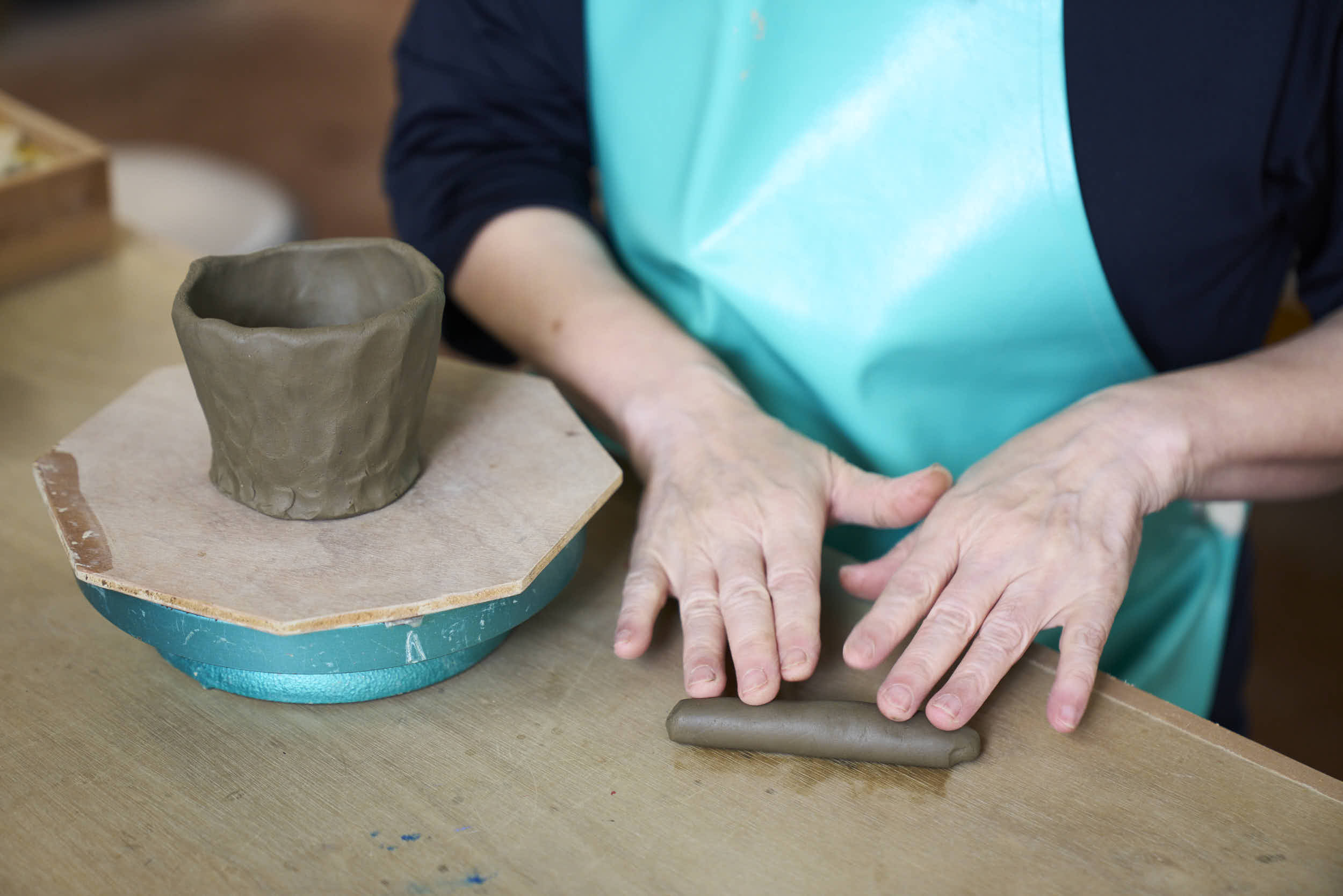 Pottery making (Anan-yaki)